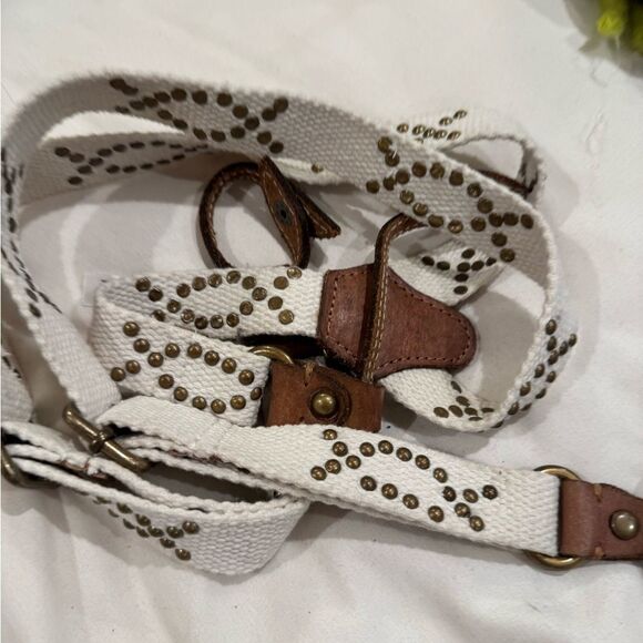 Suri Suspenders-Studded ivory New - Picture 3 of 3